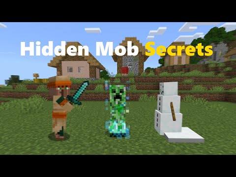 10 secret mob mechanics in minecraft