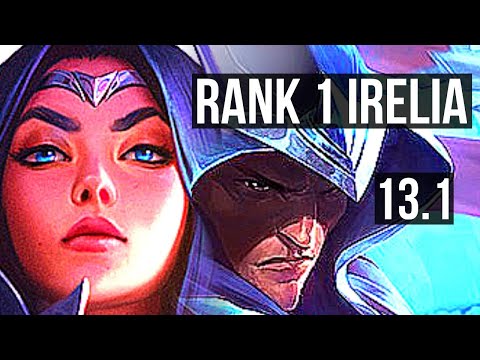 IRELIA vs TALON (MID) | Rank 1 Irelia, 7 solo kills, Rank 11, Dominating | KR Grandmaster | 13.1