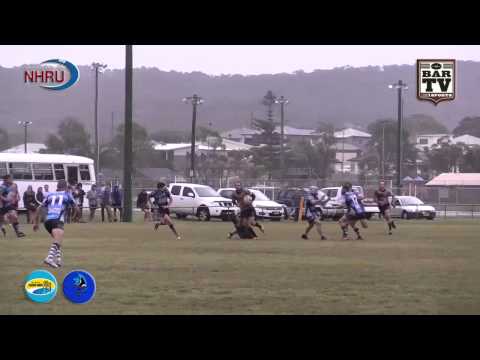 2015 NHRU Round 5 Premier 1 Highlights - Southern Beaches v Nelson Bay