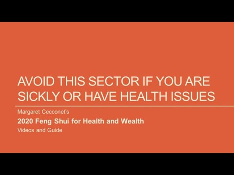 2020 Feng Shui for Health and Wealth - Avoid This Sector if You Have Health Issues