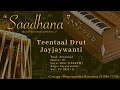 Teentaal Drut Lehra | Jayjaywanti | 180bpm | Live Harmonium | 108 Cycles | Saadhana