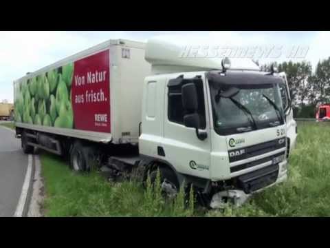 Tödlicher Unfall auf A66 - Fahrer aus LKW geschleudert 26.05.2014