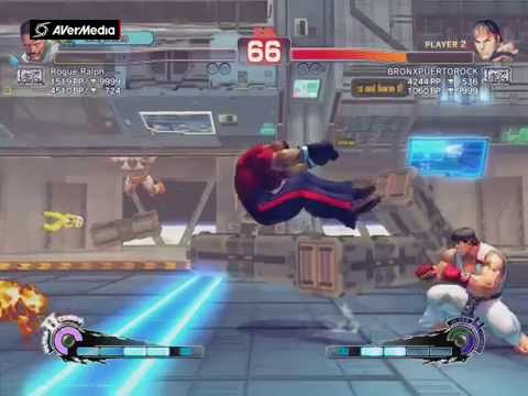 Ultra street fighter IV Dudley(Rogue Ralph) vs Ryu(BRONXPUERTOROCK)