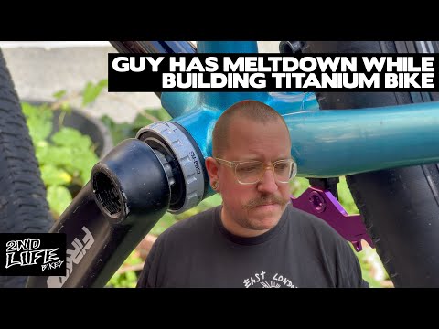 £10 Titanium bike PT2 - Raleigh Ti2000 M-Trax - Commuter Bike Build Restoration