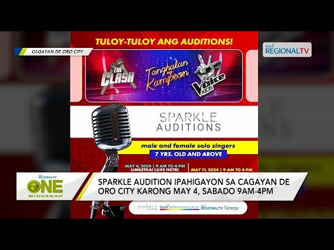 One Mindanao: Sparkle Audition ipahigayon sa Cagayan de Oro City karong May 4
