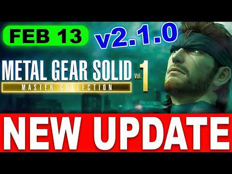 Metal Gear Solid Master Collection Vol 1 Update 2.1.0 Gets Visual Upgrade + Switch 2 Support Patch