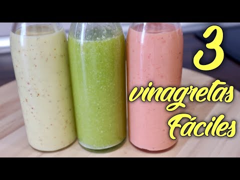 3 vinagretas o aderezos fáciles para tus ensaladas 