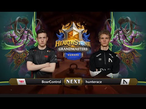 BoarControl vs Hunterace - Division A - Hearthstone Grandmasters Europe 2020 Season 1 - Week 7