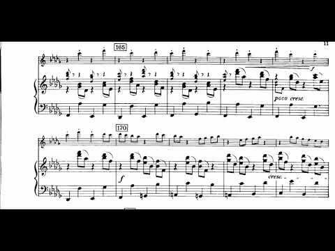Aaron Copland - Concerto for Clarinet, Strings, Harp and Piano (1947-49) [Score-Video]
