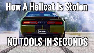 HOW EASY YOUR CHARGER AND CHALLENGER ARE STOLEN IN SECONDS WITH NO TOOLS!