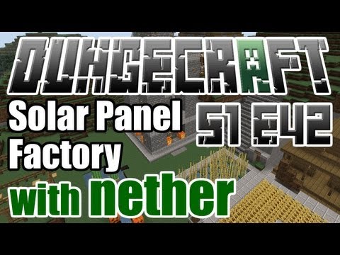 Tekkit: DungeCraft - BuildCraft Solar Panel Factory (3 of 3) - S1 E42
