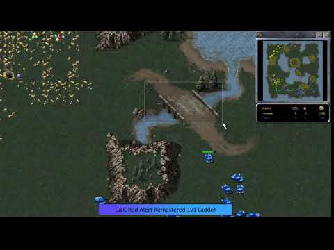 Command and Conquer Remastered: Red Alert Quickmatch 1v1 - Robskate VS RaDux1