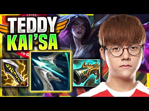 TEDDY HARD CARRY WITH KAI'SA! - T1 Teddy Plays Kai'sa ADC vs Aphelios! | Season 11