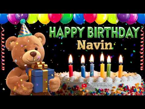Navin Happy birthday To You - Happy Birthday song name Navin 🎁 🎂
