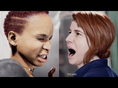 The Devil in Me: Kate and Jamie in glass trap - all choices of the button - Who has the screwdriver