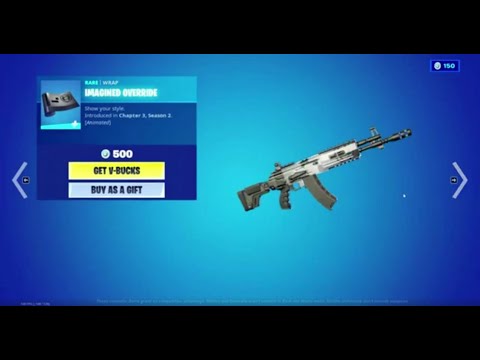 FORTNITE ITEM SHOP *NEW* IMAGINED OVERRIDE WRAP! 4/16/2022