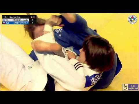 Judo 2014 Grand Prix Tbilisi: Rosseneu (ISR) - Kondratyeva (RUS) [-48kg] QF