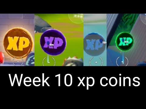 All week 10 xp coin locations || Fortnite chapter 2 season 5