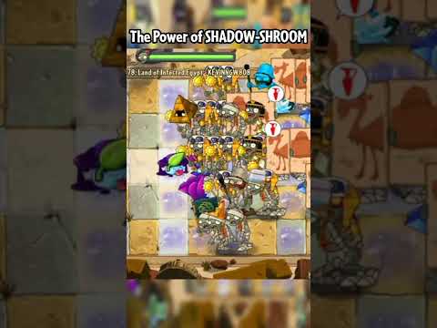 Plants vs. Zombies 2 - One of the best plants: Shadow Shroom