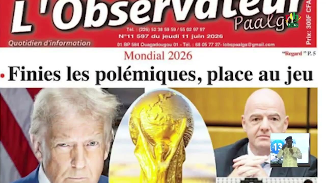 Revue de presse du 11  juin 2026