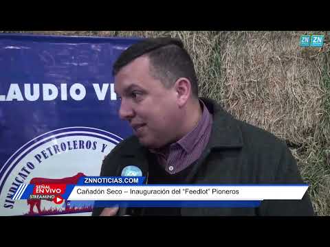 Cañadón Seco – Inauguración del “Feedlot” Pioneros: Gabriel Murua -   Concejal de Caleta Olivia