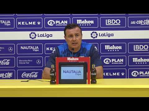 Rueda de prensa de Cristóbal Parralo previa al AD Alcorcón- Real Oviedo (J7)