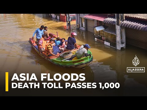 More than 1,000 killed in floods across Indonesia, Sri Lanka as rescue efforts continue