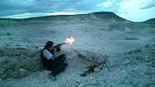 preview picture of video 'AK47 Fire- Davis mountains'