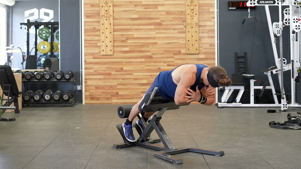 45 Degree Back Extension - YouTube