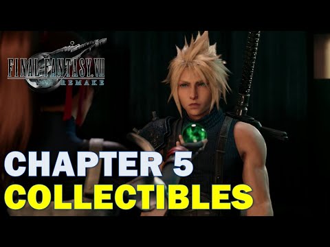 Chapter 5: Collectible Locations | Materia, Armor, Weapon, Music Disc | Final Fantasy 7 Remake