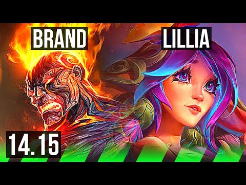 BRAND vs LILLIA (JGL) | 65k DMG, 66% winrate, Rank 7 Brand, 10/4/20 | NA Challenger | 14.15