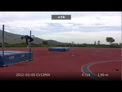 2012-03-05 CV12P04 High Jump Training - Tora Harris