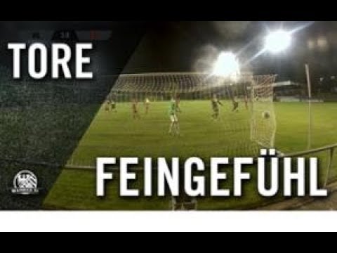 Wunderschöner Schlenzer von Lukas Knell (FV Bad Vilbel)