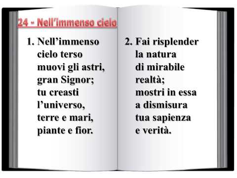 24 Nell'immenso cielo - Innario Avventista 2014