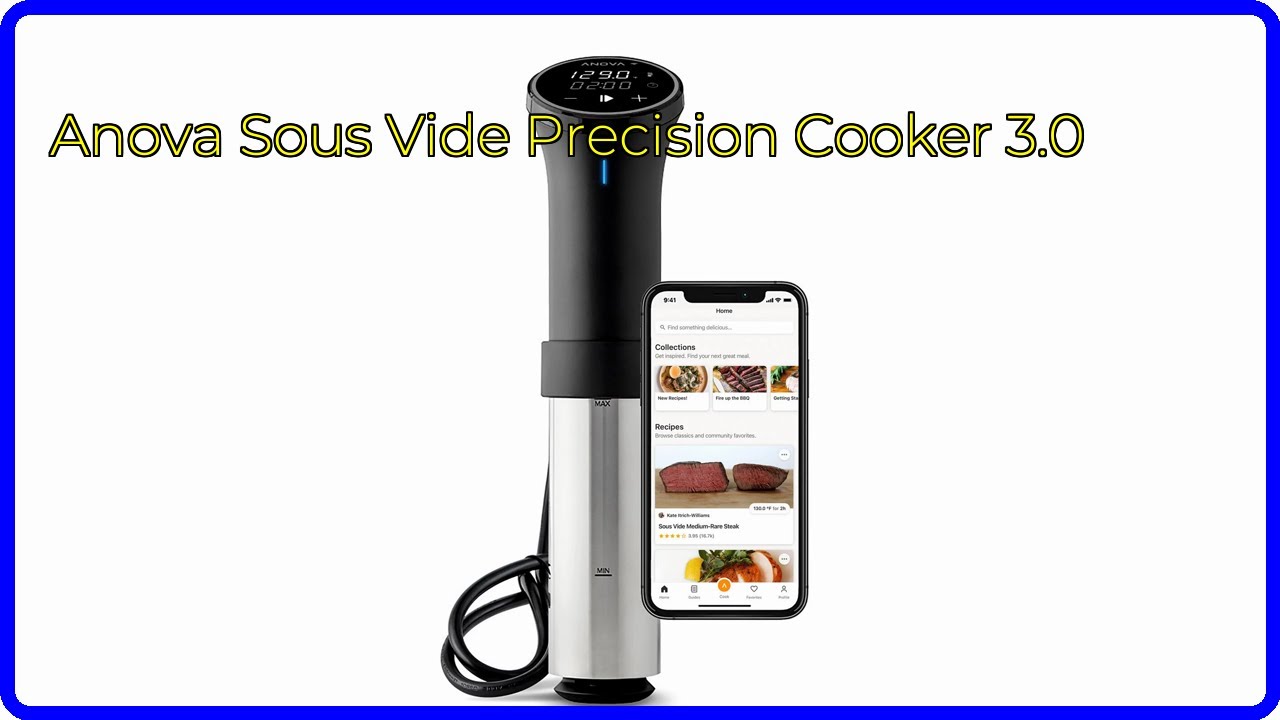 REVIEW (2026): Anova Sous Vide Precision Cooker 3.0. ESSENTIAL details.