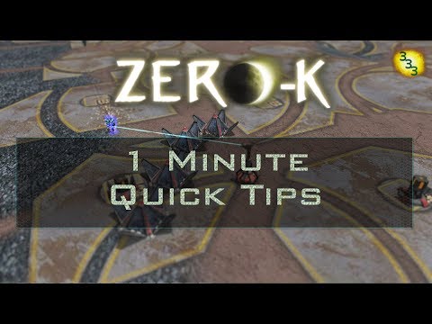 Zero-K 1 Minute Tips Tutorial