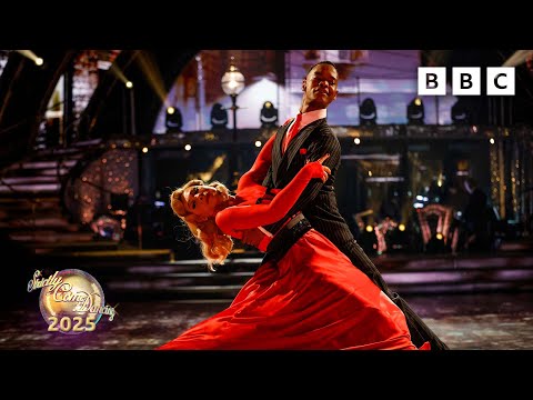Alex Kingston & Johannes Viennese Waltz to Cry Me A River by Micheal Bublé ✨ BBC Strictly 2025