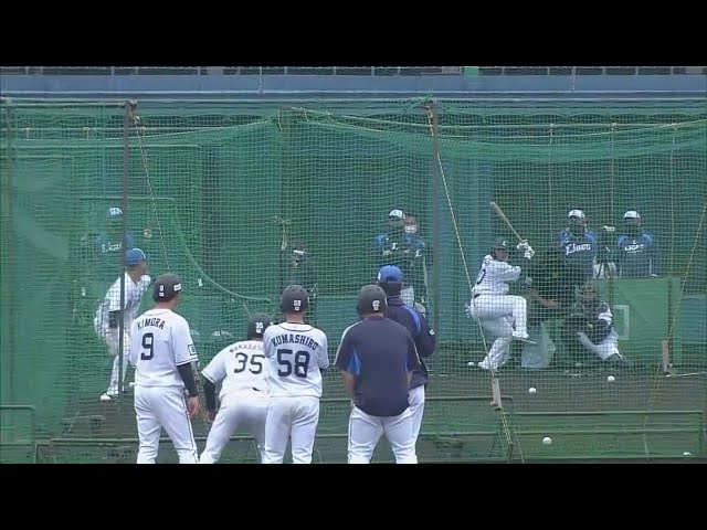【ライオンズ春季キャンプ】ライオンズ・森 バックスクリーンへの完璧な当たり!! 2021/2/6