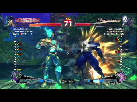 JohnryHenson [M.Bison] Vs Evil_Thanatos [Seth] SSF4 AE 2012 Ranked Matches - PSN