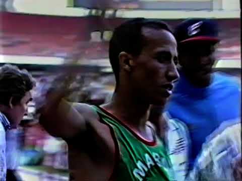Said Aouita Men's 3000m World Record - Cologne 1989