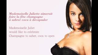 Alizée - "Mademoiselle Juliette" (with French & English Lyrics) HD
