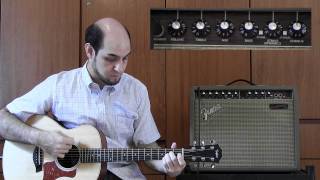 Video thumbnail for Fender acoustasonic 30 (old version) review with Taylor GS Mini by GLB Productions
