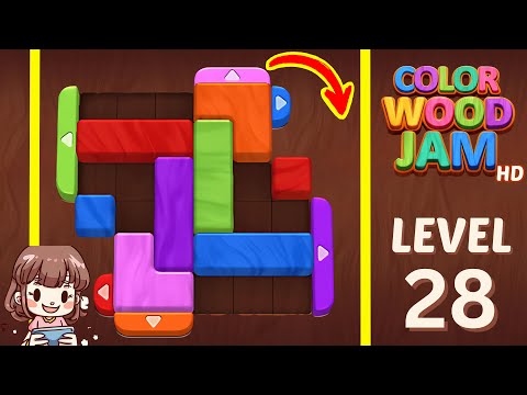 Color Wood Jam Level 28 Solution Walkthrough - YouTube