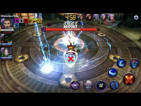 Marvel Future Fight - Thor vs Ebony Maw