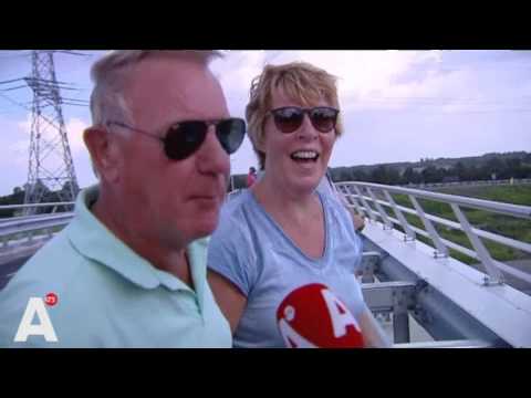 A1 richting Amersfoort dicht, slopen oude spoorbrug in volle gang