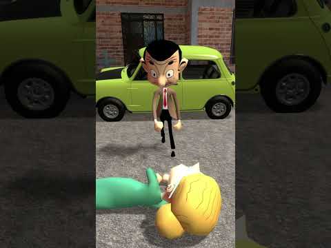 Mr. Bean Hits Irma With His Car! #mrbean #shorts