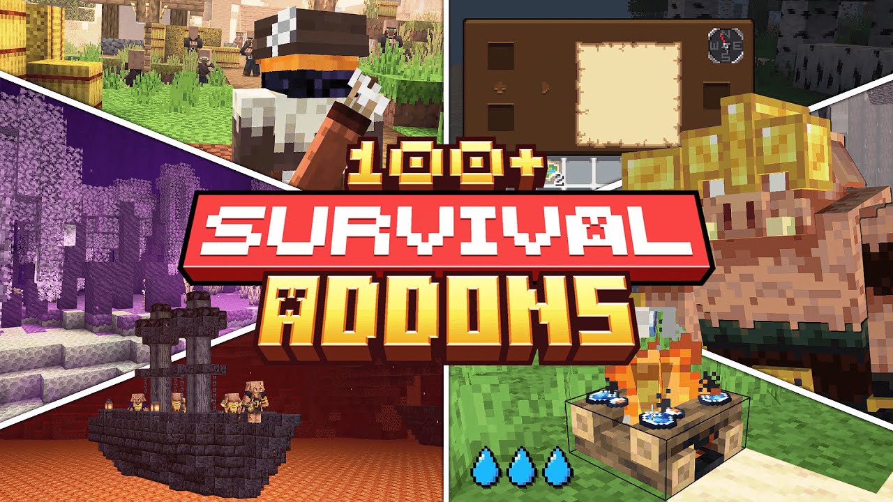 100+ Survival Addons