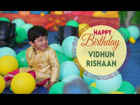 Vidhun & Rishaan  Birthday Song | Vincita Photography