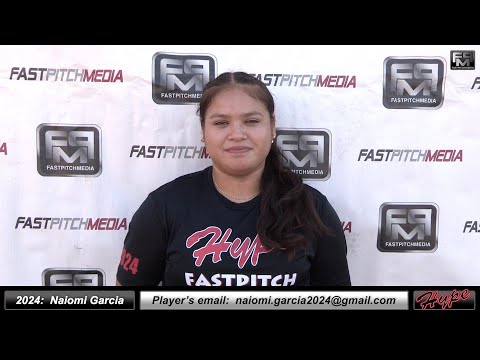 2024 Naiomi Garcia Power Hitting Middle Infielder  Softball Skills Video - Hype Fastpitch Watson