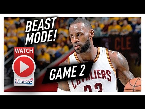 LeBron James Game 2 ECSF Highlights vs Raptors 2017 Playoffs - 39 Pts, 6 Reb, SO GOOD!